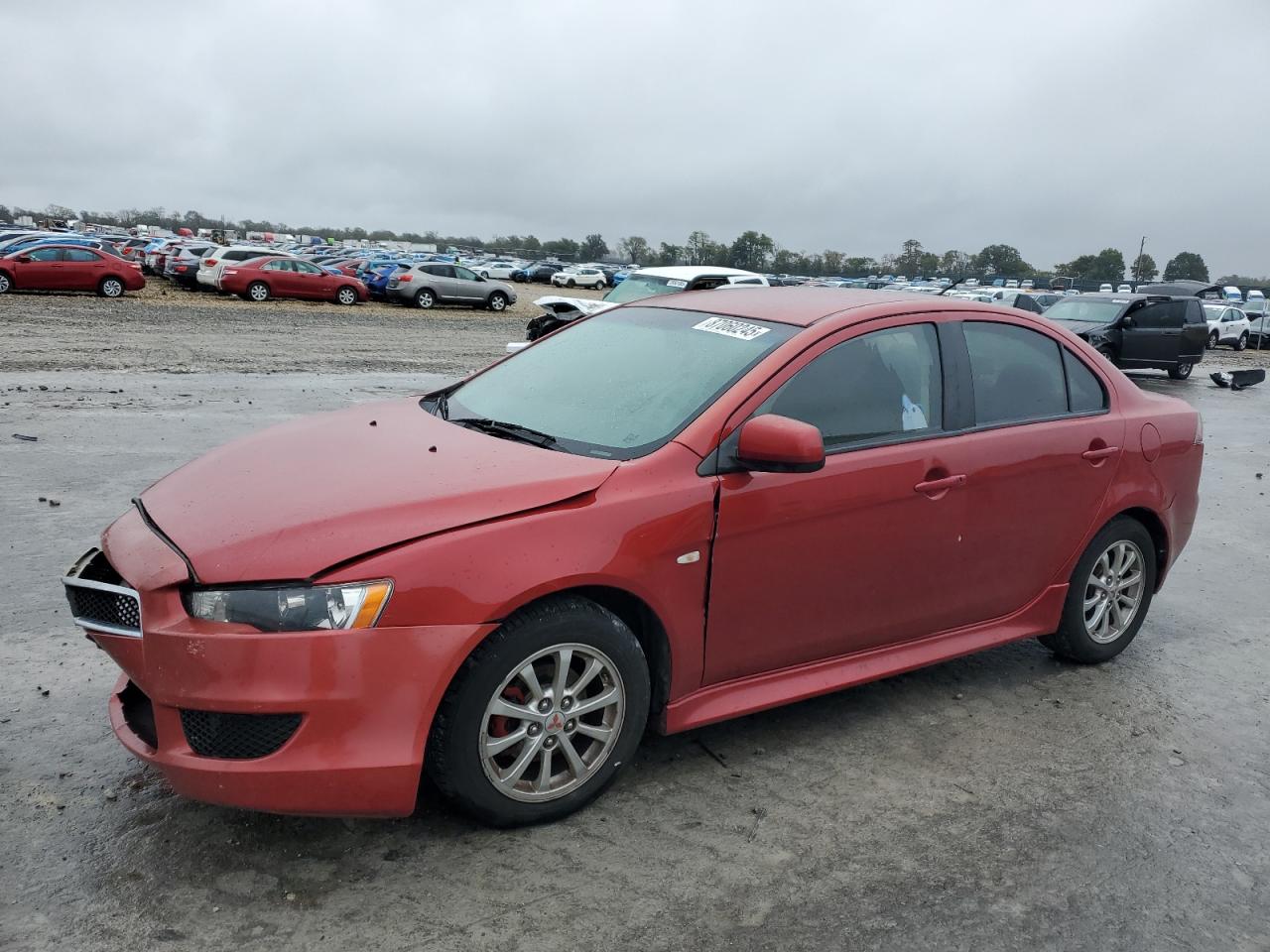 2014 Mitsubishi Lancer Es/Es Sport red null gas JA32U2FU1EU020713 photo #1