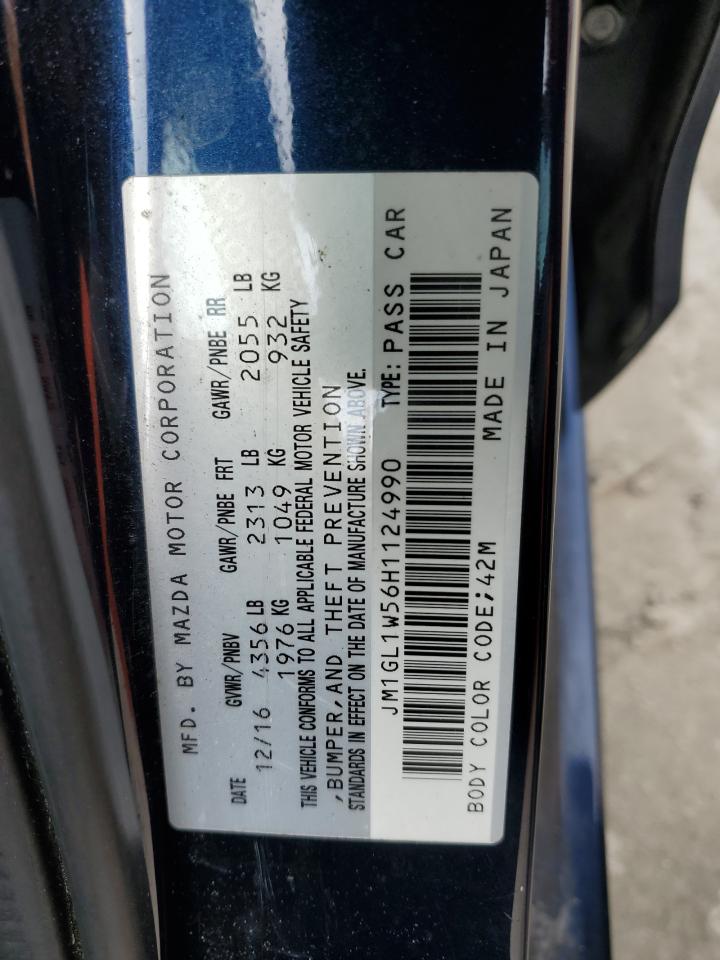 2017 Mazda 6 Grand Touring VIN: JM1GL1W56H1124990 Lot: 90651165