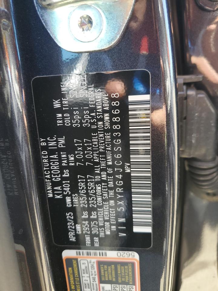 2025 Kia Sorento Lx VIN: 5XYRG4JC6SG388688 Lot: 86437745