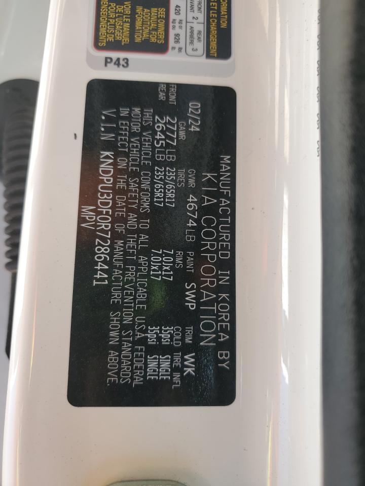 2024 Kia Sportage Lx VIN: KNDPU3DF0R7286441 Lot: 84225645