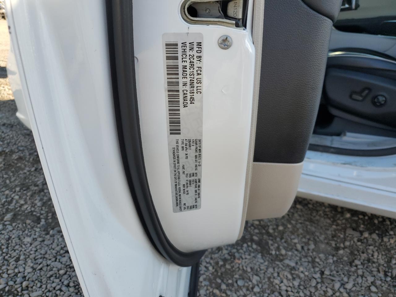 2022 Chrysler Pacifica Hybrid Limited VIN: 2C4RC1S74NR181454 Lot: 87270915