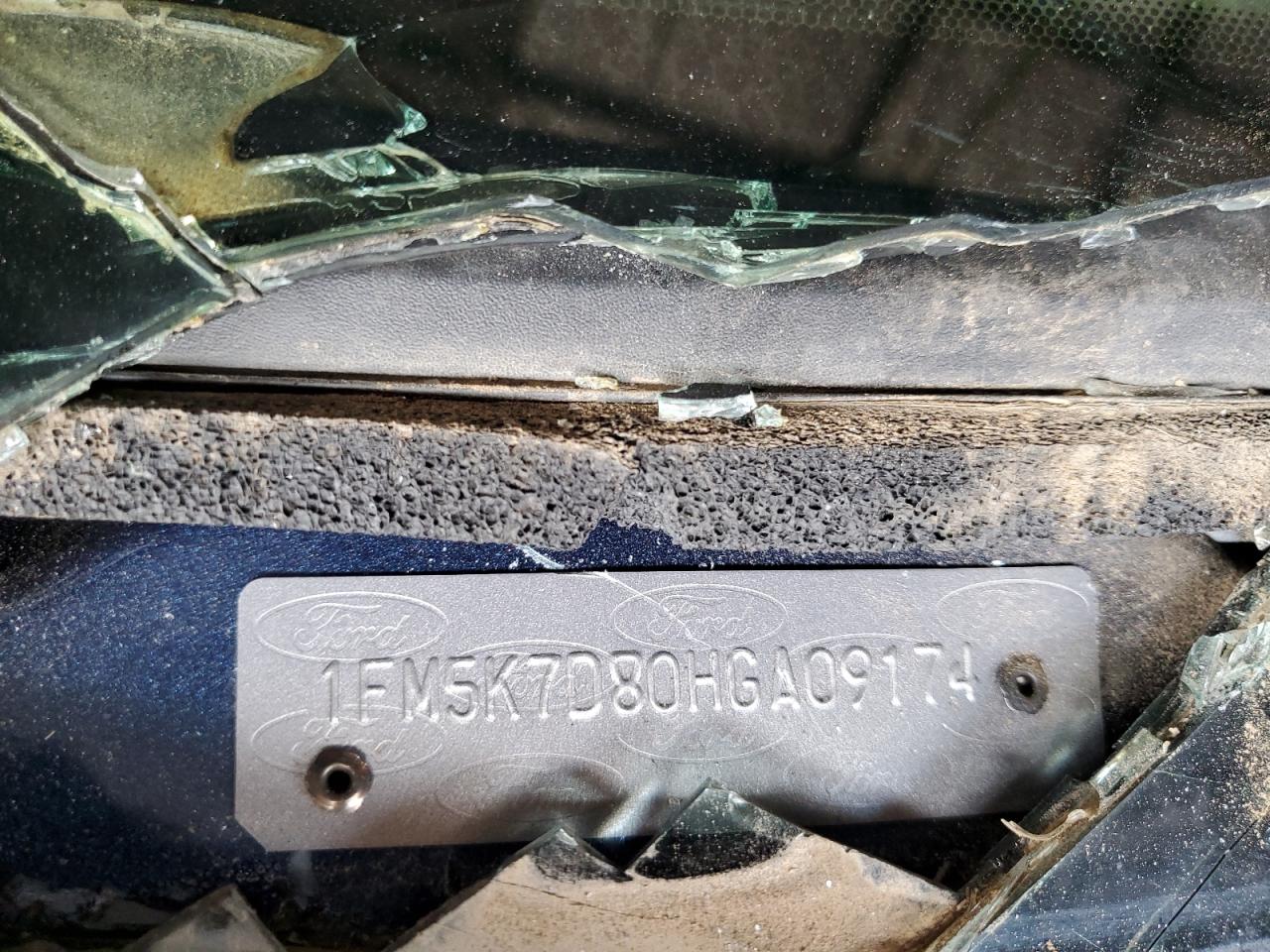 2017 Ford Explorer Xlt VIN: 1FM5K7D80HGA09174 Lot: 82447745