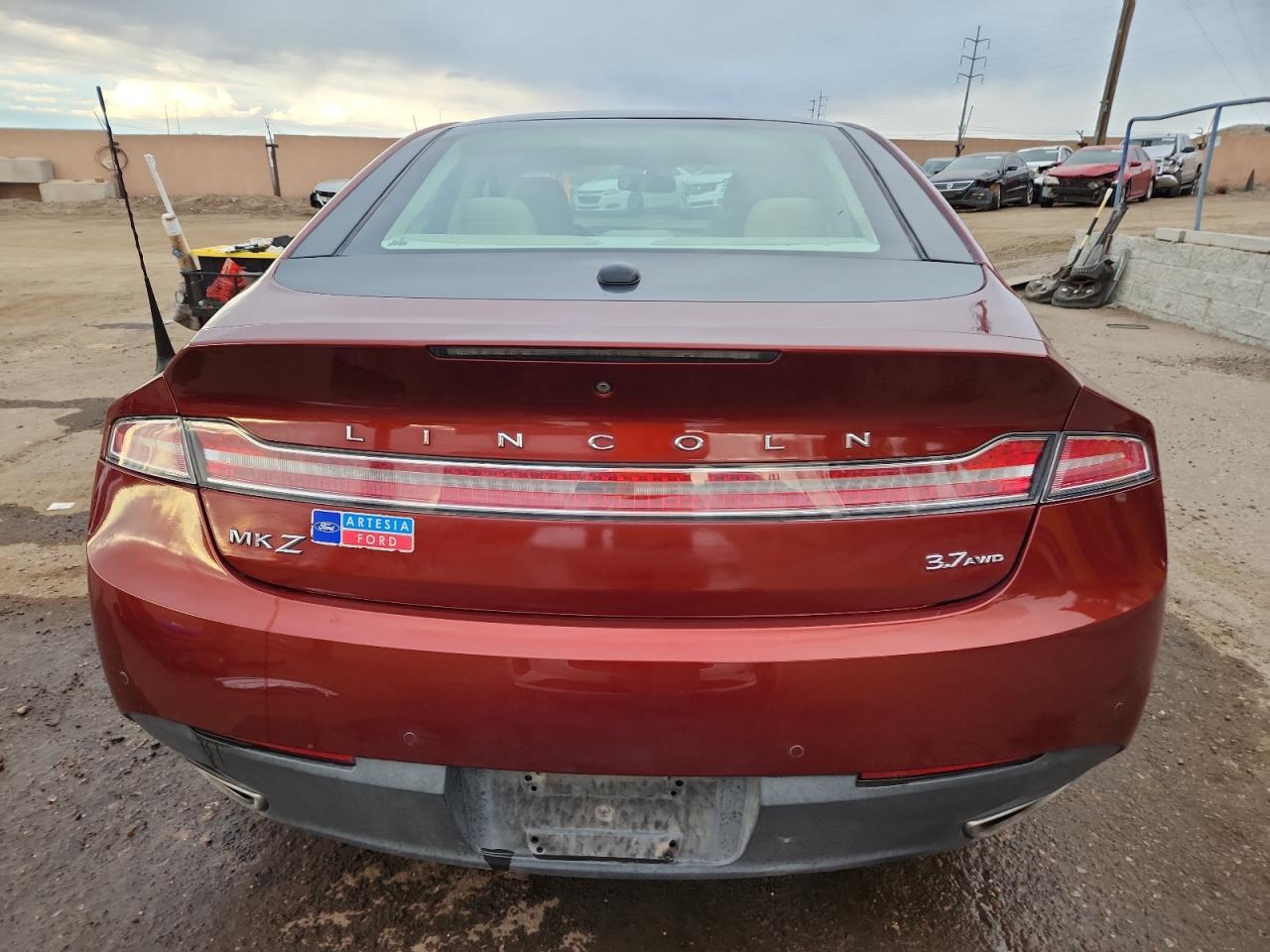 2014 Lincoln Mkz VIN: 3LN6L2JK5ER812944 Lot: 87235485