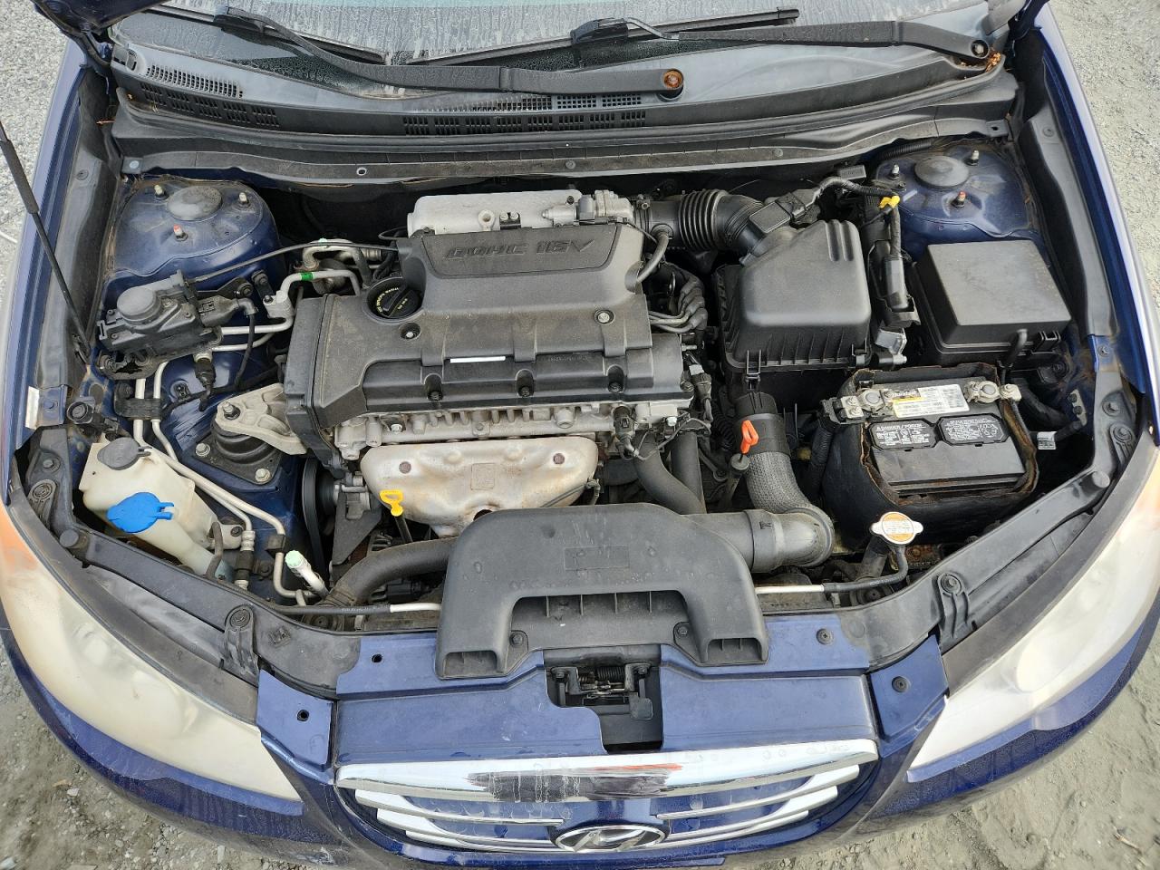 2010 Hyundai Elantra Blue VIN: KMHDU4AD9AU031218 Lot: 85120435