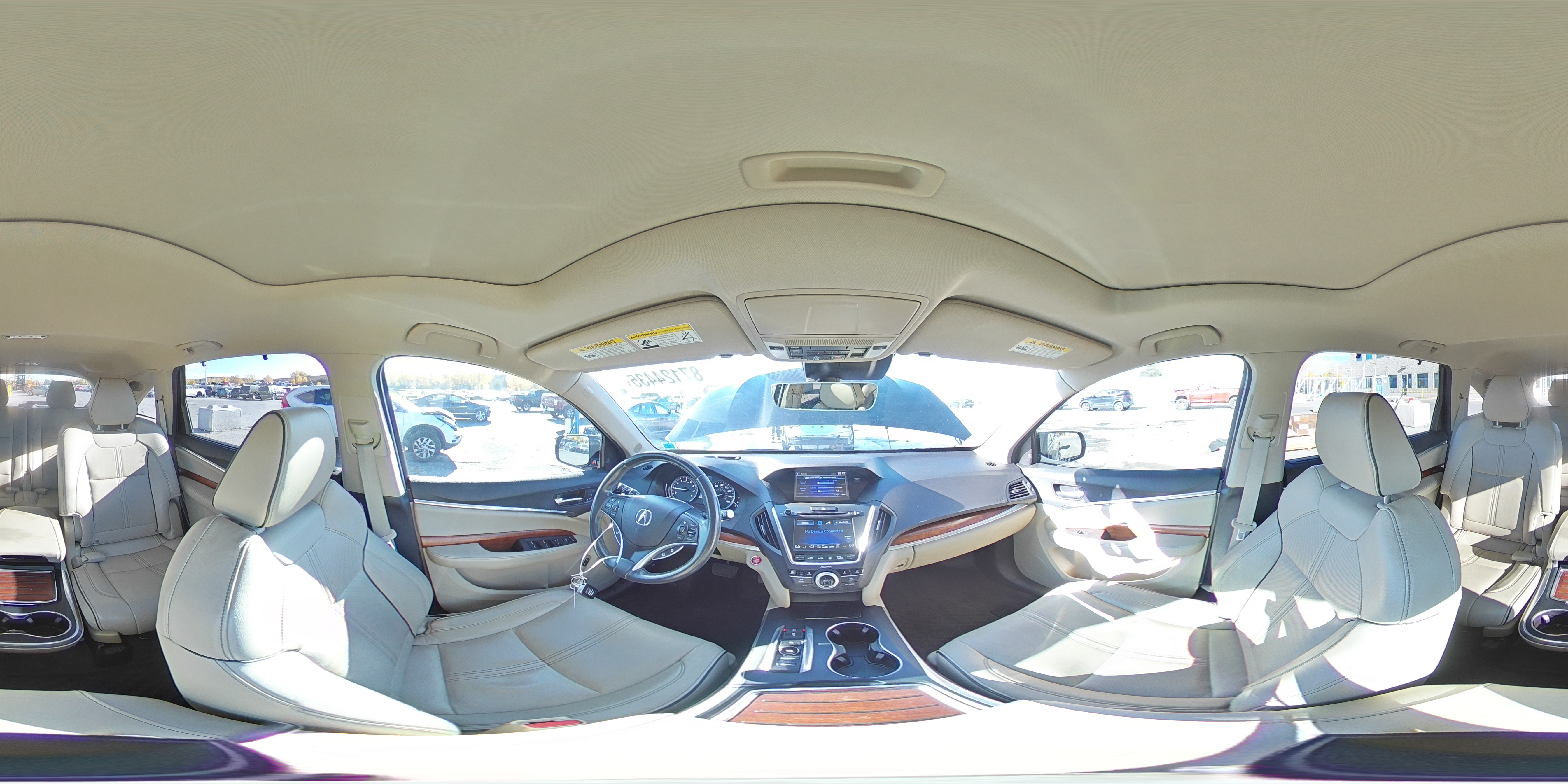 2017 Acura Mdx Advance VIN: 5FRYD4H89HB000504 Lot: 87124435