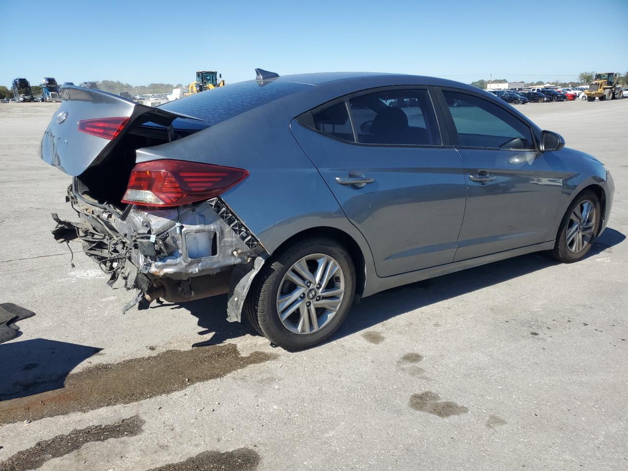 2019 Hyundai Elantra Sel grey null gas KMHD84LF2KU812876 photo #4
