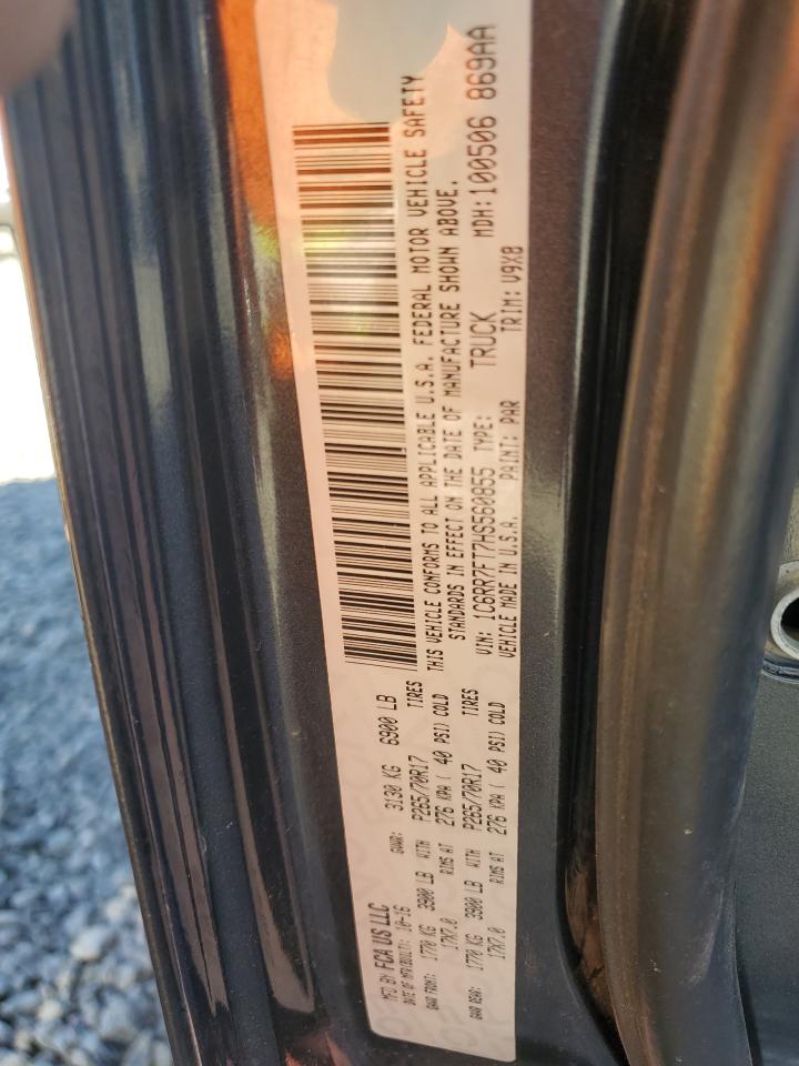 2017 Ram 1500 St VIN: 1C6RR7FT7HS560855 Lot: 85206545