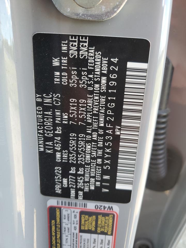 2023 Kia Sportage Sx Prestige VIN: 5XYK53AF2PG119624 Lot: 85650685