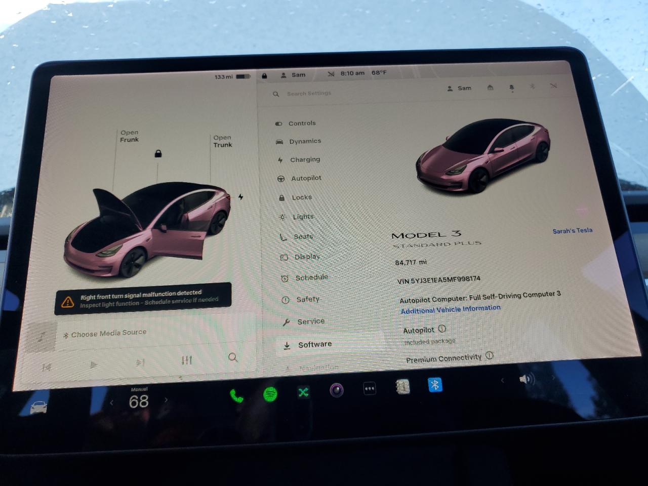 2021 Tesla Model 3 VIN: 5YJ3E1EA5MF998174 Lot: 86132635