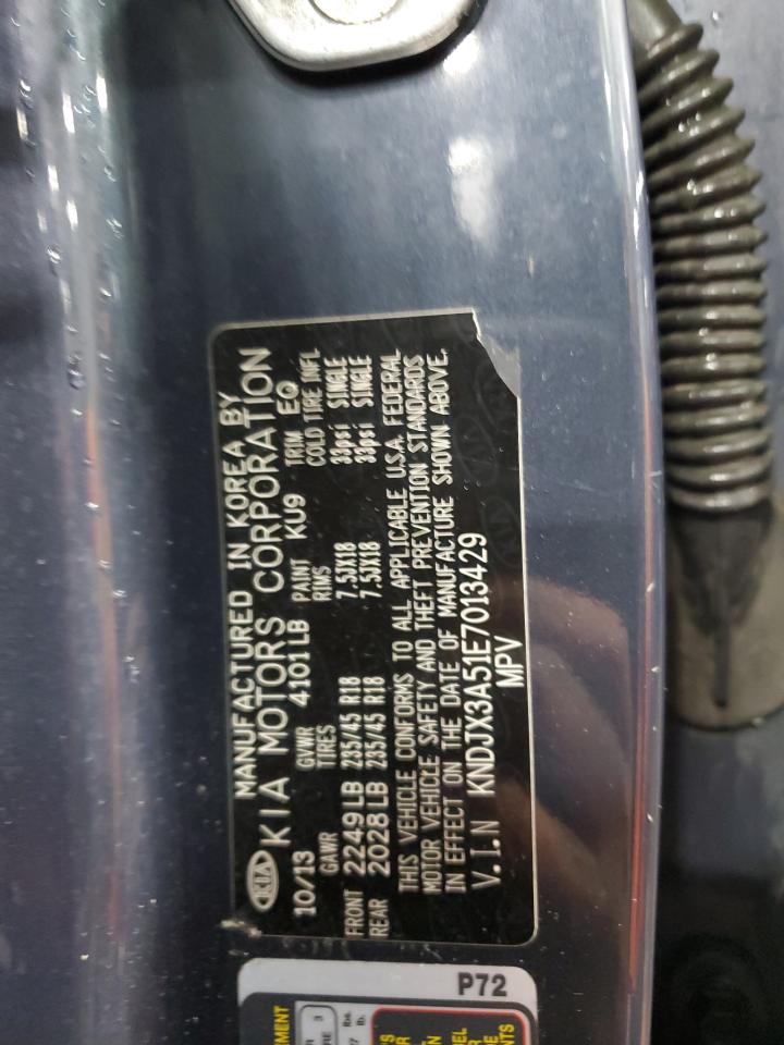 2014 Kia Soul ! VIN: KNDJX3A51E7013429 Lot: 86615215