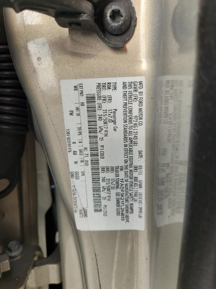 2015 Ford Focus Se VIN: 1FADP3K21FL264855 Lot: 81423225