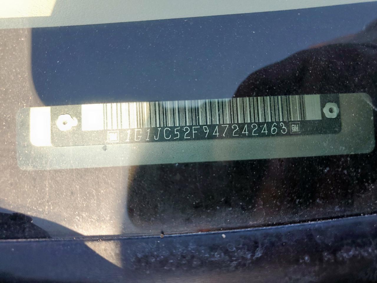 2004 Chevrolet Cavalier VIN: 1G1JC52F947242463 Lot: 85306765