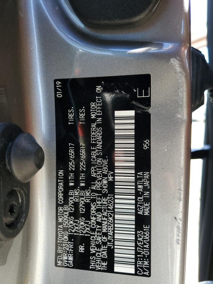 2019 Lexus Nx 300 Base VIN: JTJYARBZ6K2146231 Lot: 89576265