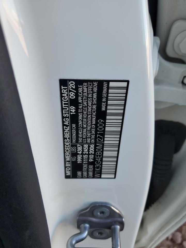 2021 Mercedes-Benz A 220 VIN: W1K3G4EB0MJ271009 Lot: 90336425