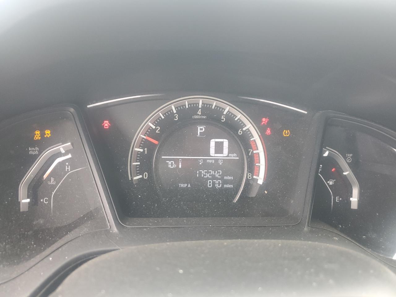 2017 Honda Civic Lx VIN: SHHFK7H20HU205879 Lot: 85847995