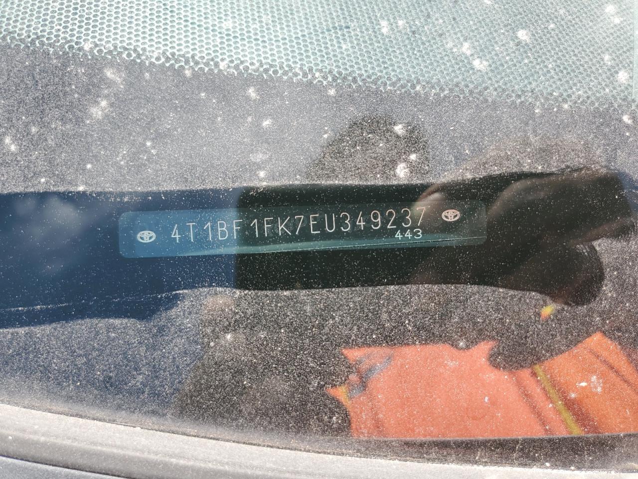 2014 Toyota Camry L VIN: 4T1BF1FK7EU349237 Lot: 84887545