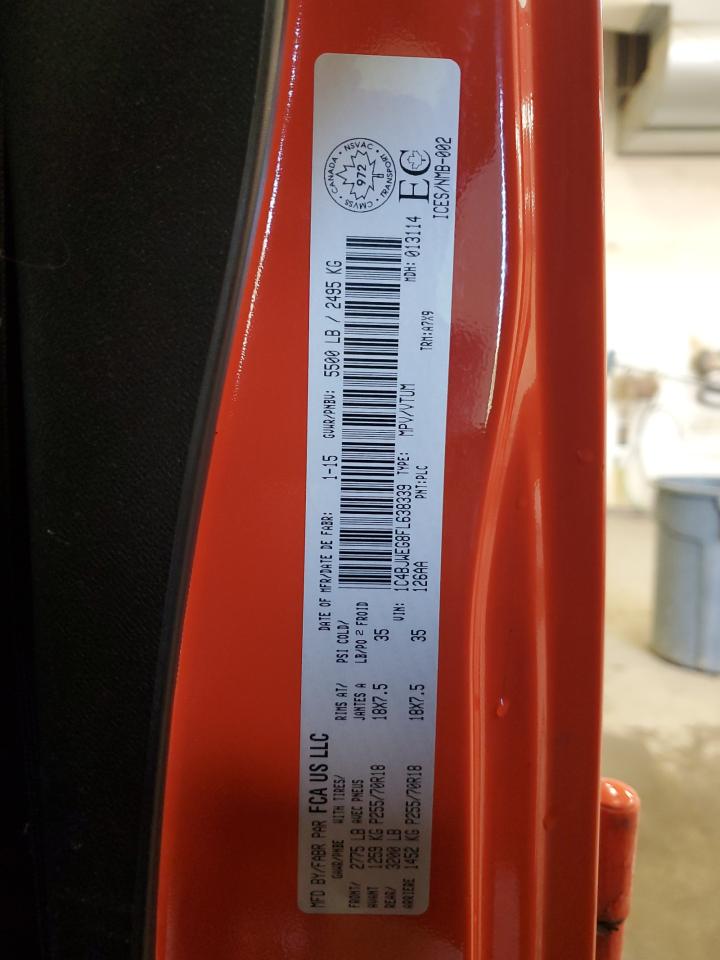 2015 Jeep Wrangler Unlimited Sahara VIN: 1C4BJWEG8FL638339 Lot: 85692235