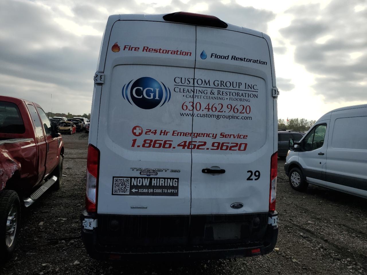 2019 Ford Transit T-350 VIN: 1FTBW3XG8KKA69828 Lot: 86291885