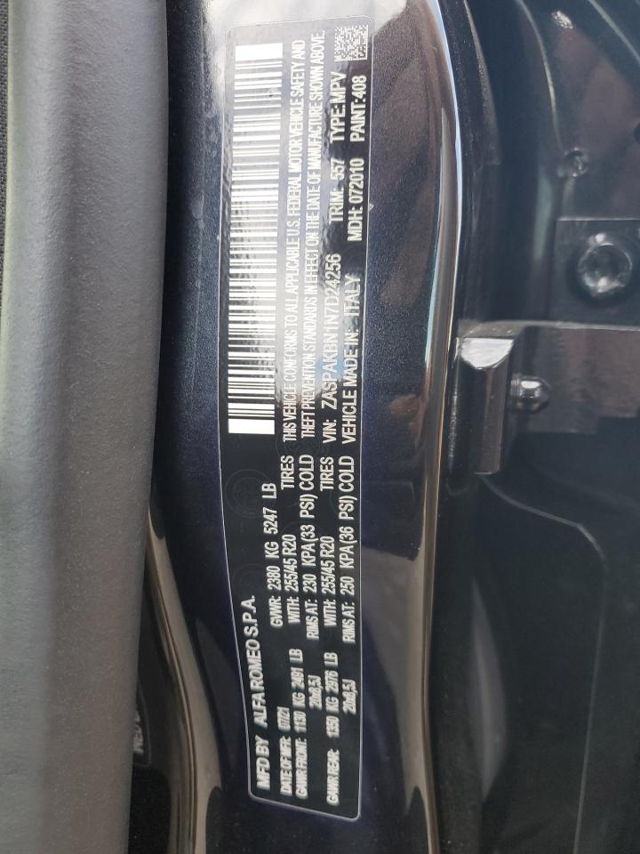 2022 Alfa Romeo Stelvio Ti VIN: ZASPAKBN1N7D24256 Lot: 86313935