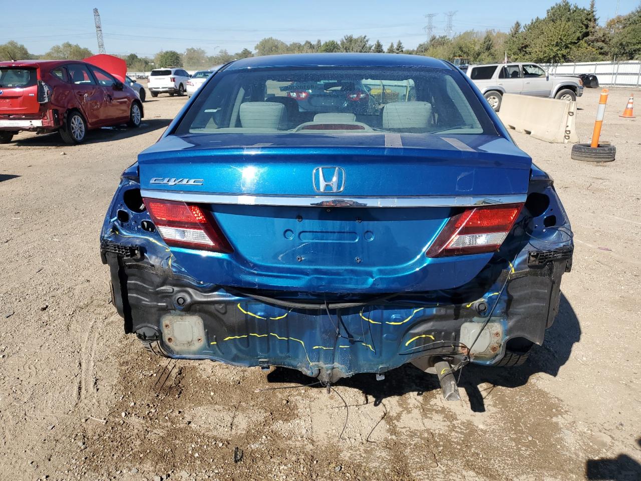 2014 Honda Civic Lx VIN: 19XFB2F56EE050418 Lot: 85189305