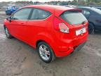 2015 FORD FIESTA 1.25 82 ZETEC 3DR for sale at Copart WOLVERHAMPTON
