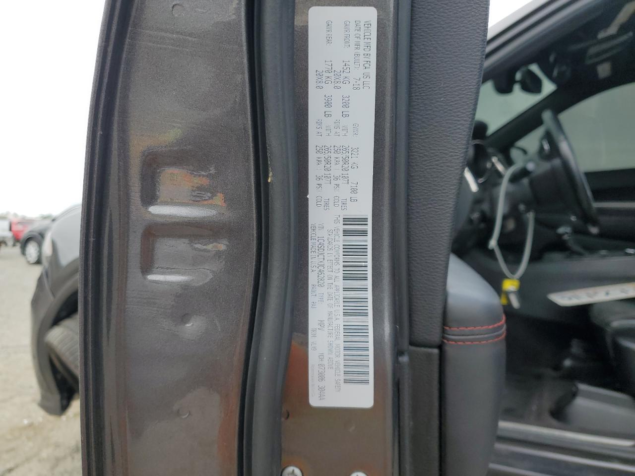 2018 Dodge Durango R/T VIN: 1C4SDJCTXJC462820 Lot: 84440415