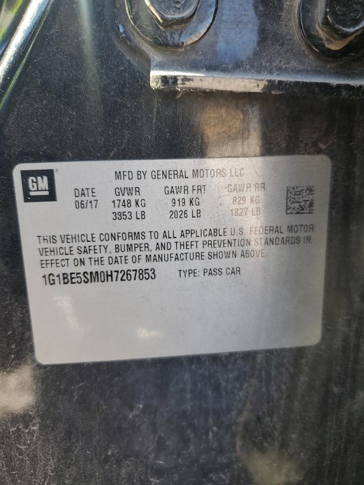 2017 Chevrolet Cruze Lt VIN: 1G1BE5SM0H7267853 Lot: 82371905