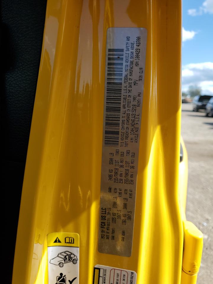 2018 Jeep Wrangler Unlimited Sahara VIN: 1C4HJXEN6JW315218 Lot: 84303625