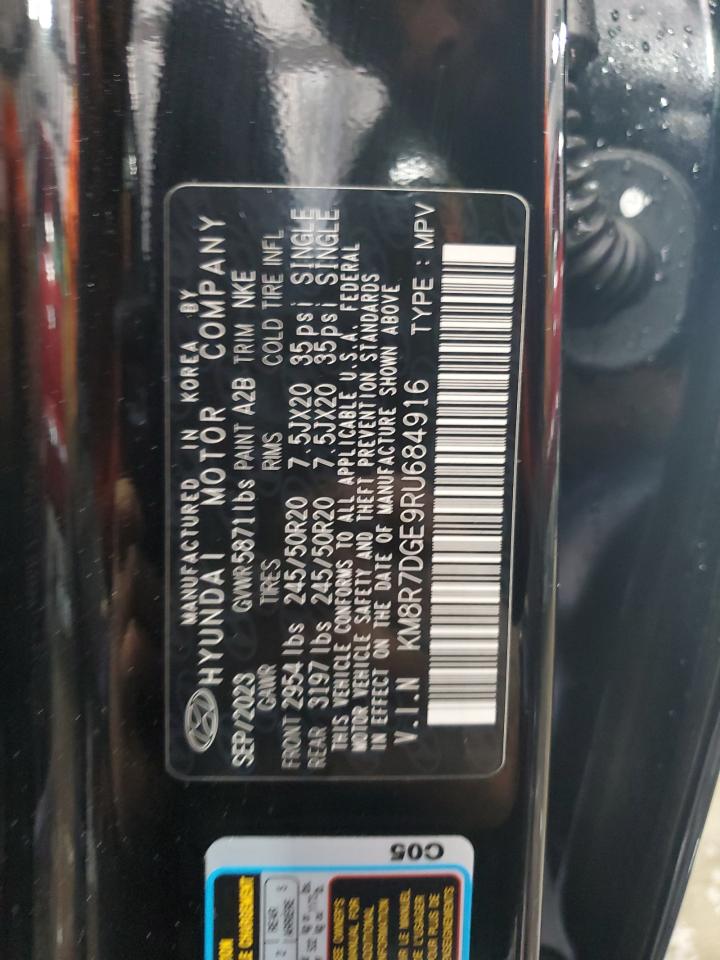 2024 Hyundai Palisade Calligraphy VIN: KM8R7DGE9RU684916 Lot: 85370025