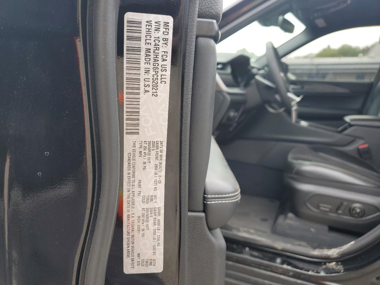 2023 Jeep Grand Cherokee Laredo VIN: 1C4RJHAG6PC520212 Lot: 85338345