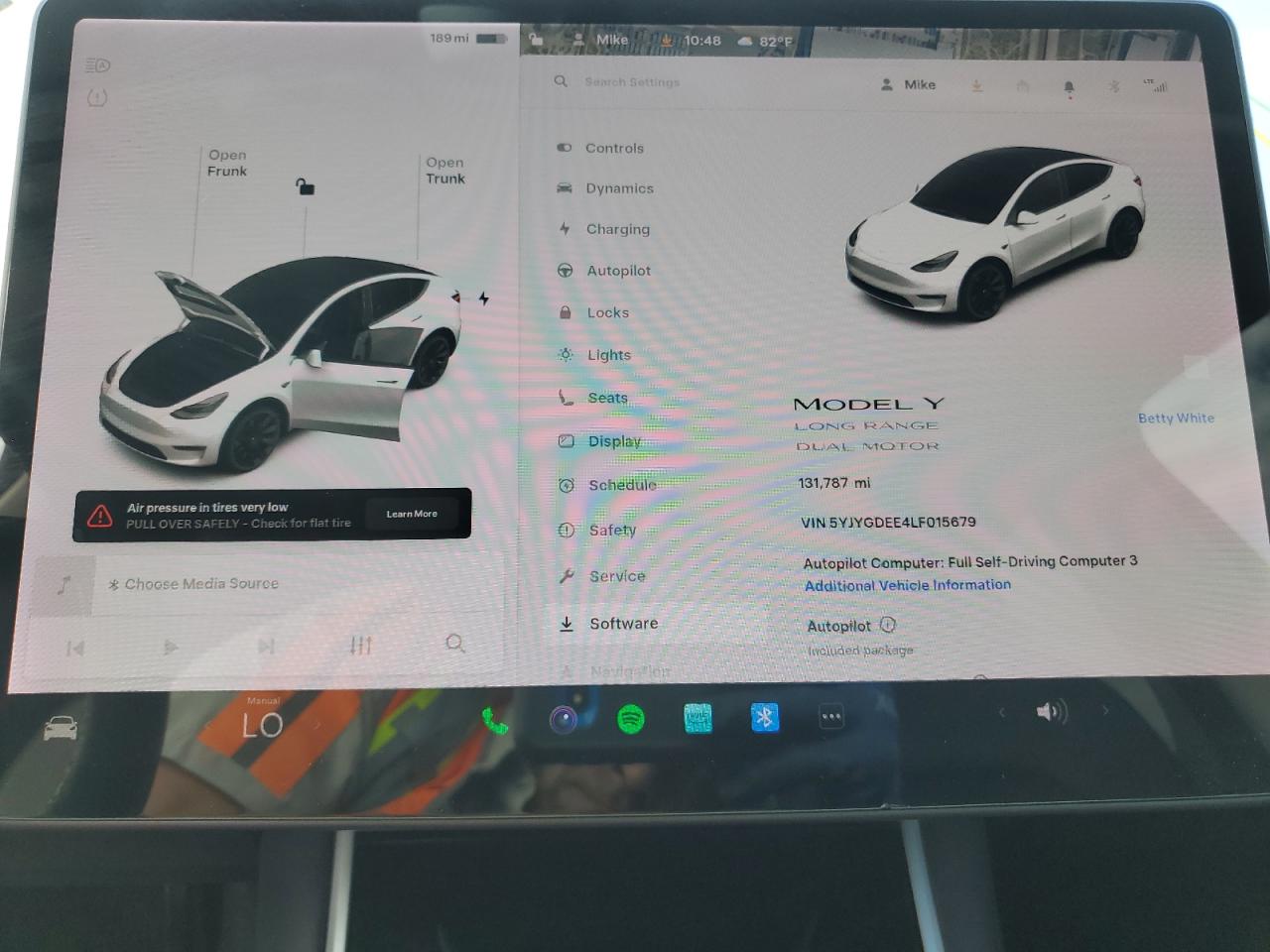 2020 Tesla Model Y VIN: 5YJYGDEE4LF015679 Lot: 84949365