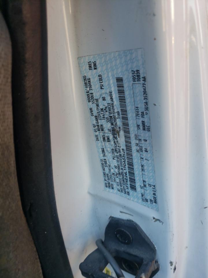 2007 Ford Econoline E250 Van VIN: 1FTNE24L17DA53428 Lot: 84939365