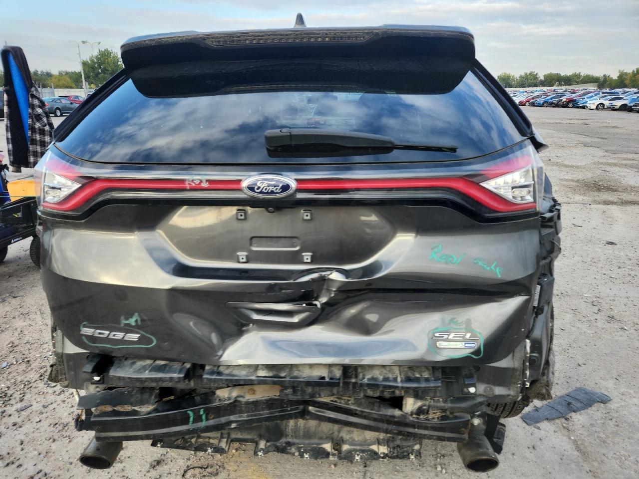 2017 Ford Edge Sel VIN: 2FMPK4J97HBB61318 Lot: 85676415
