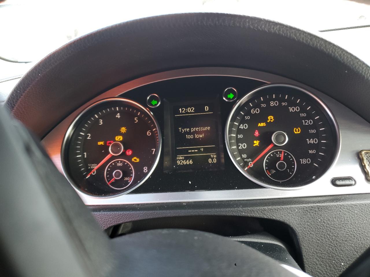 2009 Volkswagen Cc VIN: WVWEU73C89E536266 Lot: 86067345