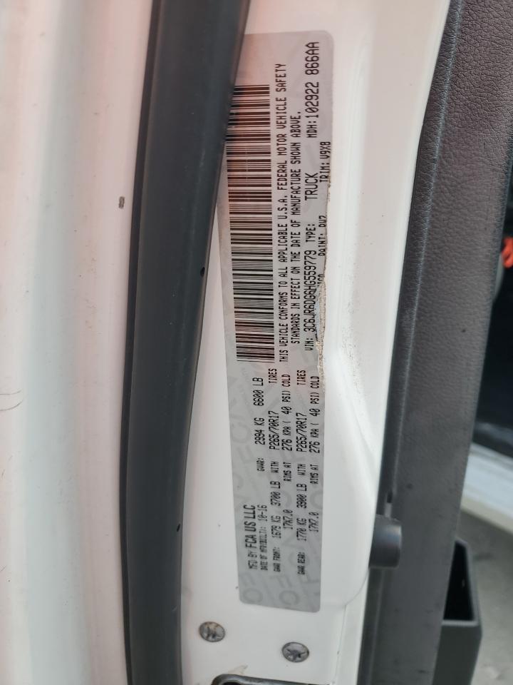 2017 Ram 1500 St VIN: 3C6JR6DG6HG559779 Lot: 85814925