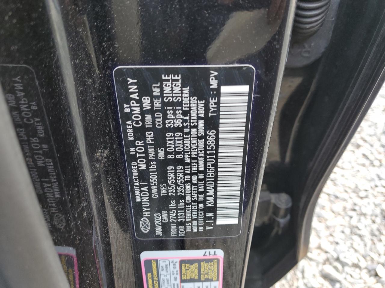 2023 Genesis Gv70 Base VIN: KMUMADTB6PU115866 Lot: 90282035