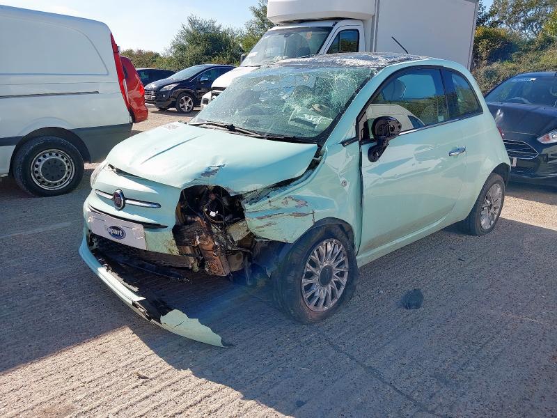 2016 FIAT 500 1.2 LOUNGE 3DR for sale at Copart SANDWICH