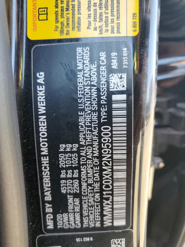 2021 Mini Cooper S Clubman All4 VIN: WMWXJ1C0XM2N95900 Lot: 86814385