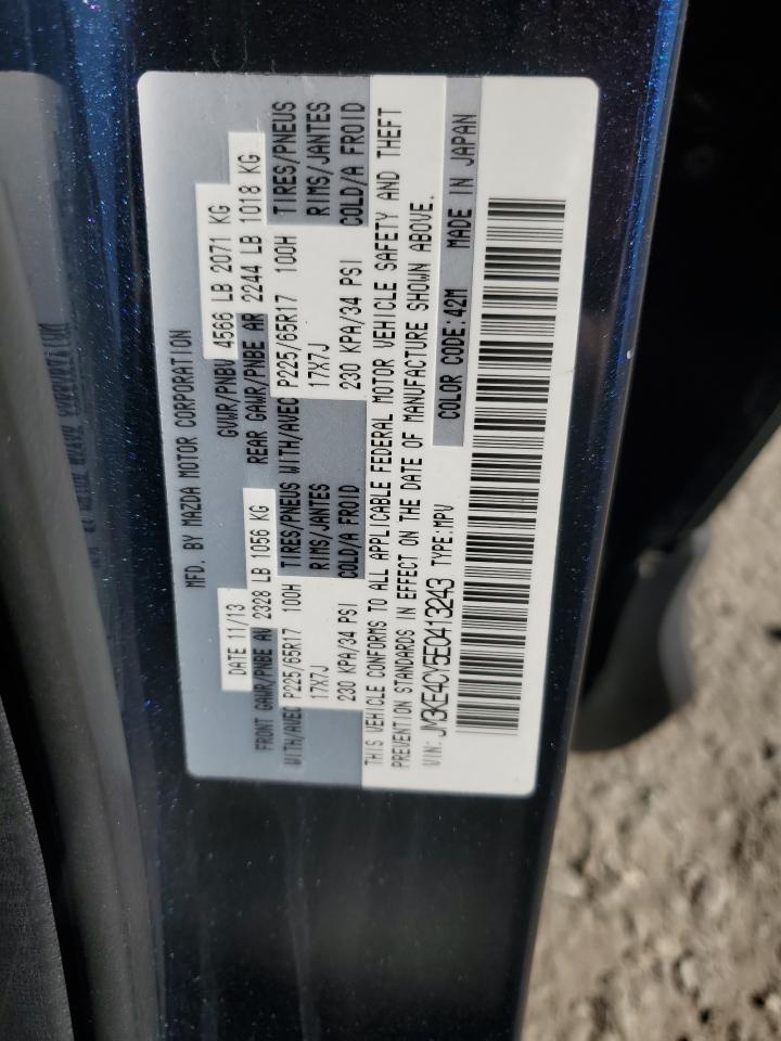 2014 Mazda Cx-5 Touring VIN: JM3KE4CY5E0413243 Lot: 90996165