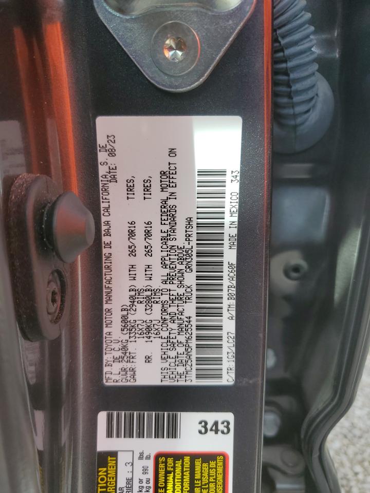 2023 Toyota Tacoma Double Cab VIN: 3TMCZ5AN5PM625544 Lot: 86517685