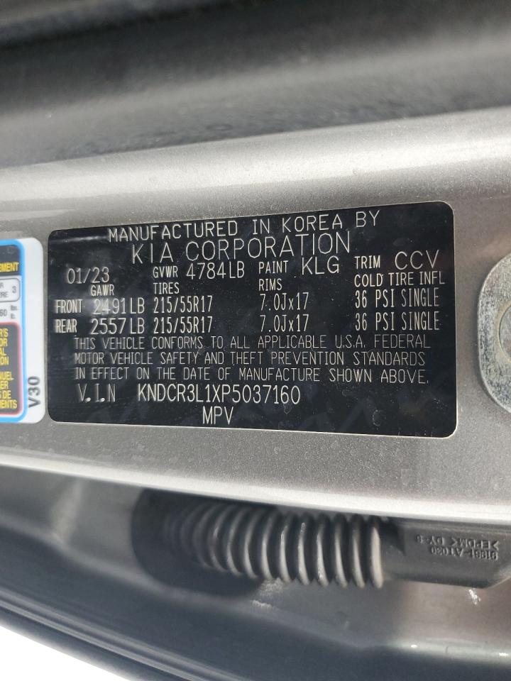 2023 Kia Niro Wind VIN: KNDCR3L1XP5037160 Lot: 87223545