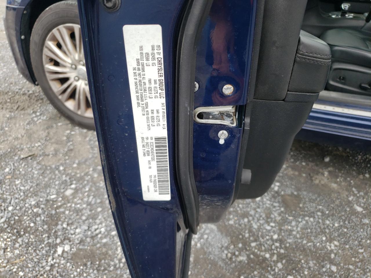 2014 Chrysler 300C VIN: 2C3CCAKG4EH273261 Lot: 85292025