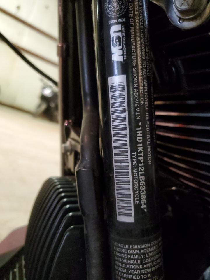2020 Harley-Davidson Fltrxs VIN: 1HD1KTP12LB633864 Lot: 86499675