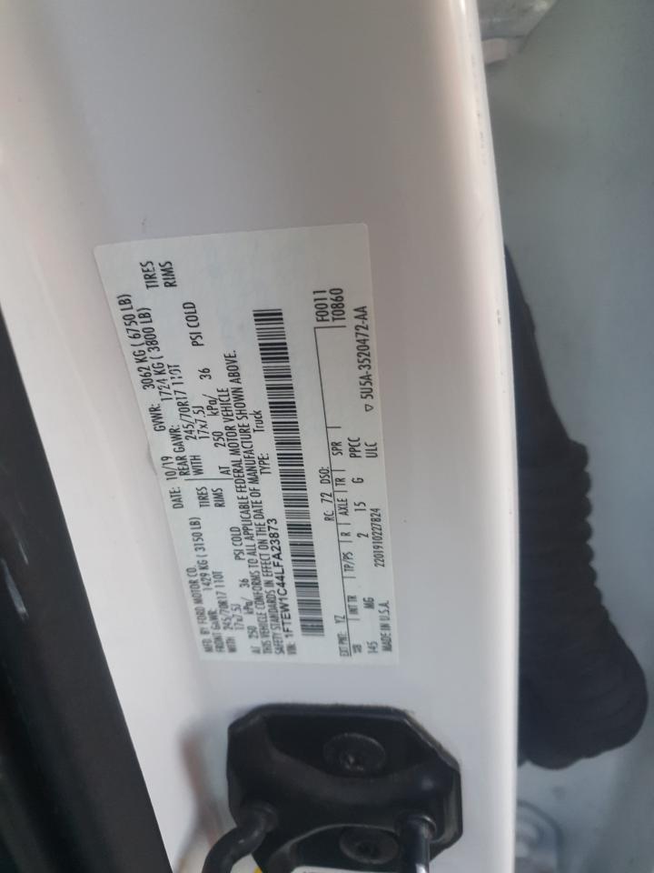 2020 Ford F150 Supercrew VIN: 1FTEW1C44LFA23873 Lot: 90715385