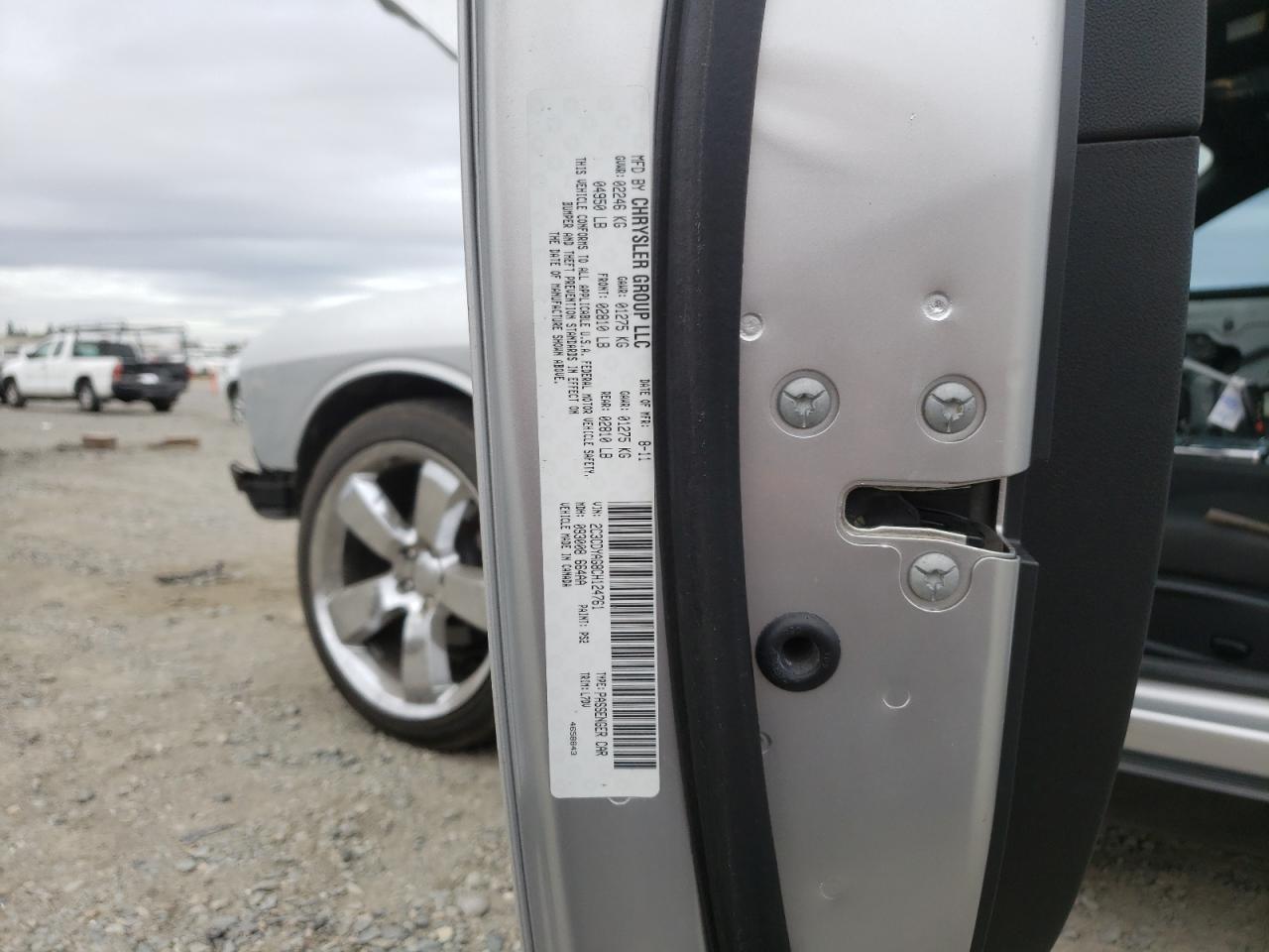 2012 Dodge Challenger Sxt VIN: 2C3CDYAG8CH124761 Lot: 84588035