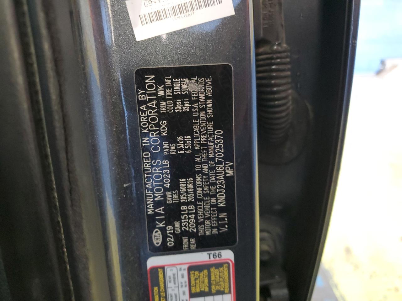 2020 Kia Soul Lx VIN: KNDJ23AU6L7025370 Lot: 86537445