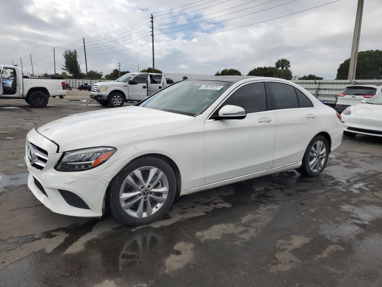 2020 Mercedes-Benz C 300 white null gas WDDWF8DB4LR556997 photo #1