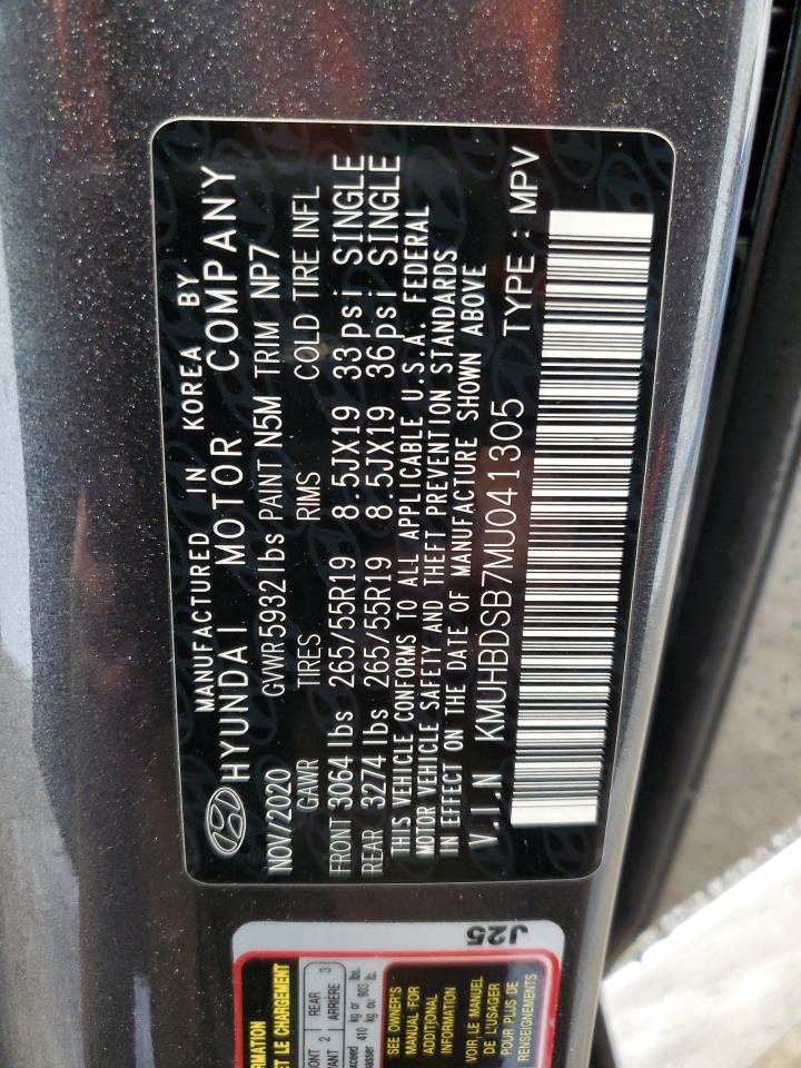 2021 Genesis Gv80 Base VIN: KMUHBDSB7MU041305 Lot: 82408755