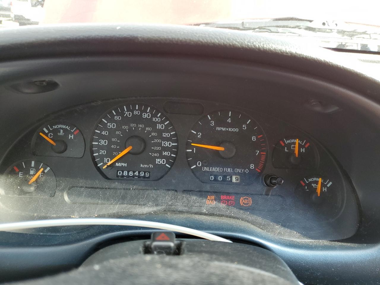 1998 Ford Mustang Gt VIN: 1FAFP45X1WF102552 Lot: 86269765