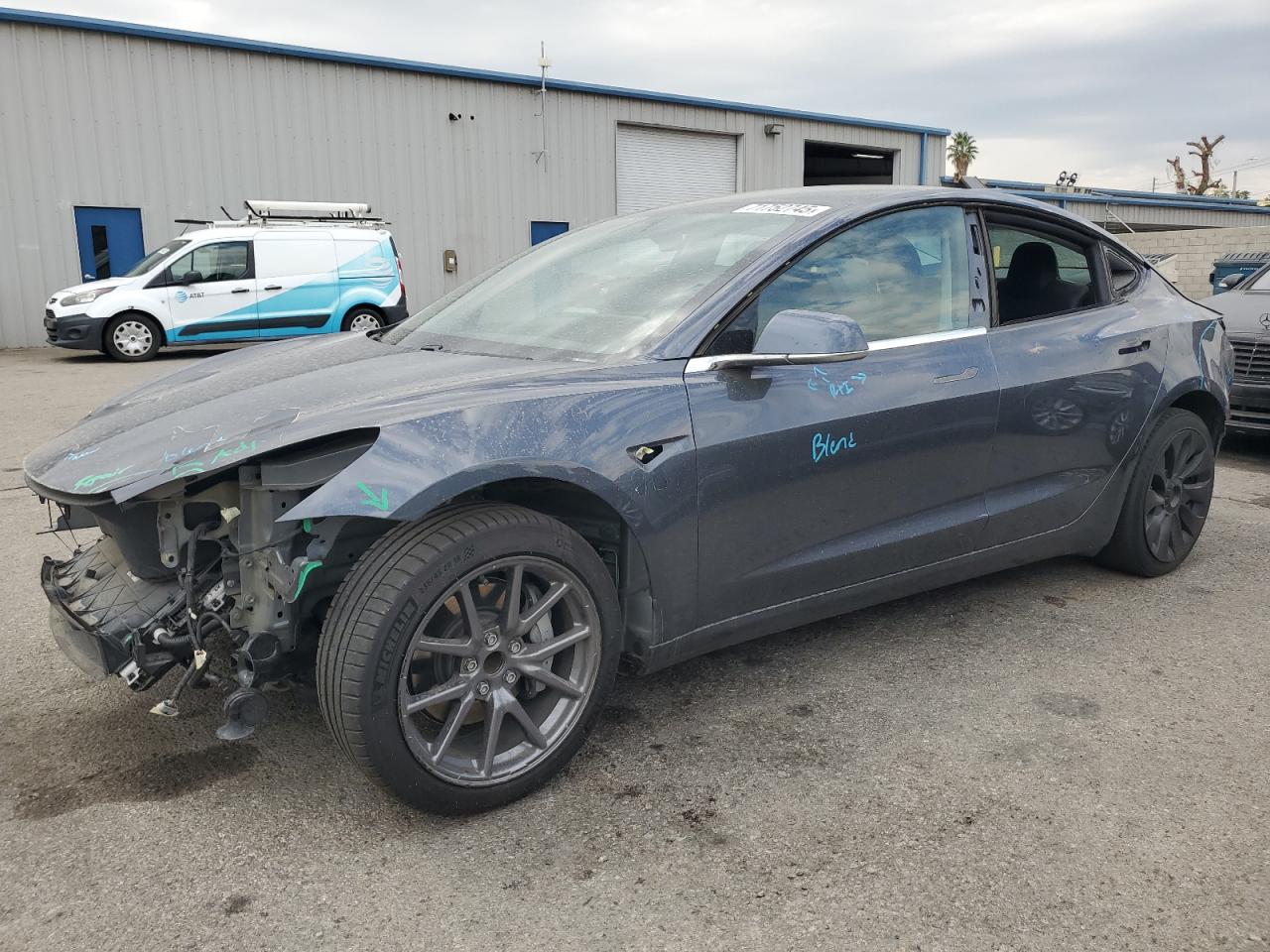 2020 Tesla Model 3 grey null electric 5YJ3E1EA5LF705002 photo #1